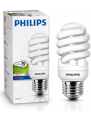 Philips 15-70W E27 Tasarruflu Spiral Ampül