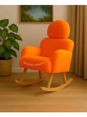 Beylerbeyi Başı Ayarlanabilir Sallanan Koltuk Neon Turuncu
