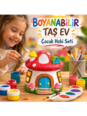 Özgürce Şirinler Evi Boyama ve Etkinlik Seti, Kendin Yap Öğretici Oyuncak