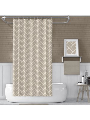 Efe Banyo Perdesi Karo 180*200