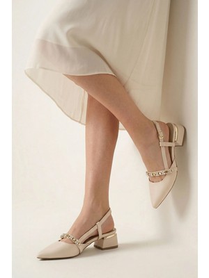 Ziya, Kadın Topuklu Ayakkabı 1611060Z3647 Ten