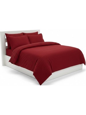 Özdilek Nevresim Takımı Soft Lıne Çift Kişilik Kırmızı Çizgili