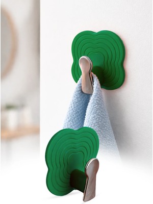 Omilife Yapışkanlı Duvar Askısı Delmeden Montaj Güçlü Tutucu Havlu Askılığı Banyo Mutfak Askı
