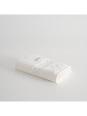 Ecocotton Paye El Yüz Havlusu %100 Organik Pamuk Nakışlı Krem 50X90 cm