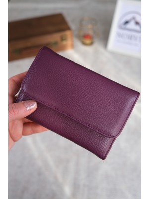 Norvi Leather Hakiki Deri Kadın Cüzdan 1222