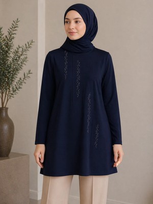 Mutlu City Orta Taş ve Üzeri Anne Penye Tunik 30643