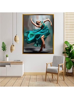 Giyense Altın  Çerçeveli Tablo SS309