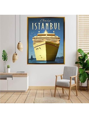 Giyense Altın  Çerçeveli Tablo SS524