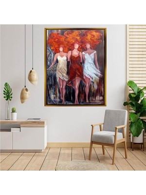 Giyense Altın  Çerçeveli Tablo SS850