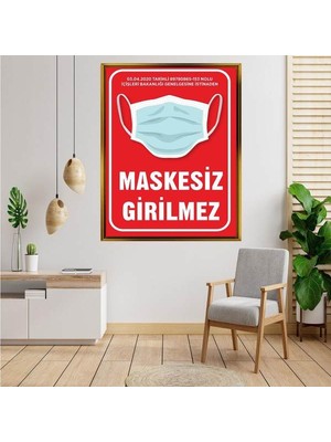 Giyense Altın  Çerçeveli Tablo SS1016