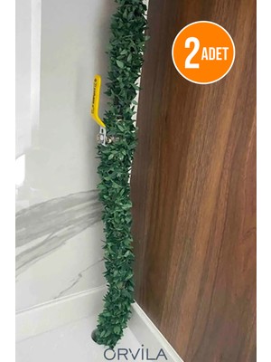 Özgürce 2 Adet Telli Sarmaşık Yapay Çiçekli Süsleme Şeridi 14 Metre