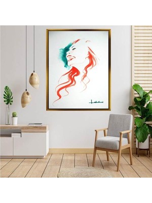 Giyense Altın  Çerçeveli Tablo SS896