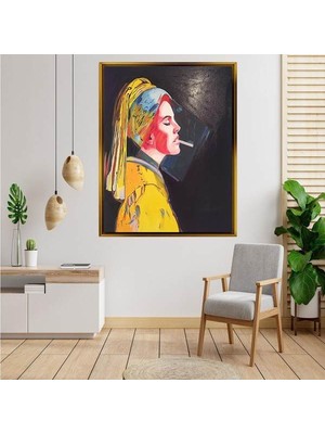 Giyense Altın  Çerçeveli Tablo SS590