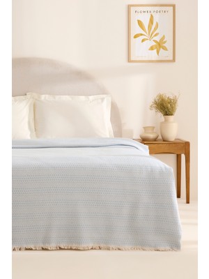 Karaca Home Levi Açık Mavi Çift Kişilik Pike