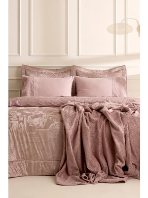 Karaca Home Valeria Best Gül Kurusu Desenli Yatak Örtüleri 8 Parça Çeyiz Seti Pamuk Polyester Malzeme