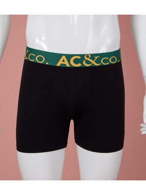 Altınyıldız Classics Erkek Çok Renkli Desensiz Pamuklu Boxer 5'li Paket Esnek Yapı