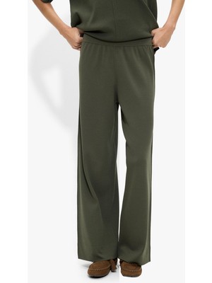 Parfois Kadın Beli Lastikli Triko Pantolon