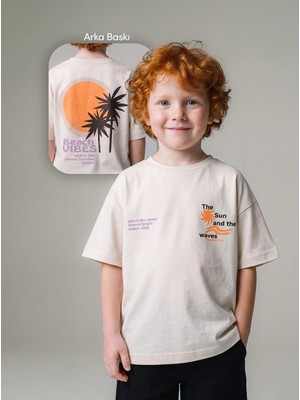 Premium Erkek Çocuk %100 Pamuk  Baskılı Tişört ( 7 Yaş - 10 Yaş)