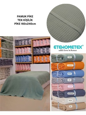 Etehometex Havuzlu Pike Tek Kişilik 160X240CM