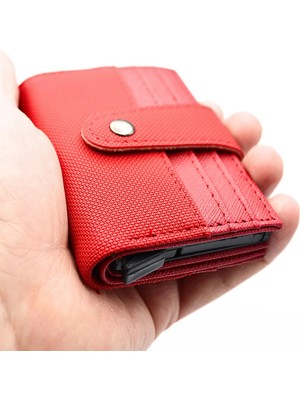 Willpolo Otomatik Mekanizmalı Kızaklı 15 Kart Kapasiteli Kadın Cüzdan Kadın Kartlık