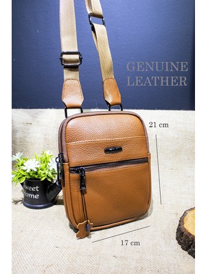 Willpolo Hakiki Dana Derisi Erkek Postacı Çantası Omuz Çantası