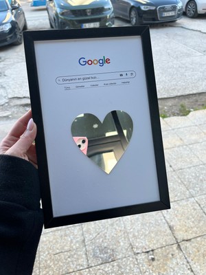 Dünyanın En Güzel Kızı Sevgililer Günü Sevgiliye Hediye Tablo Anı Hatıra