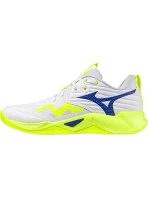 Mizuno Wave Momentum Pro Unisex Voleybol Ayakkabısı Beyaz / Sarı