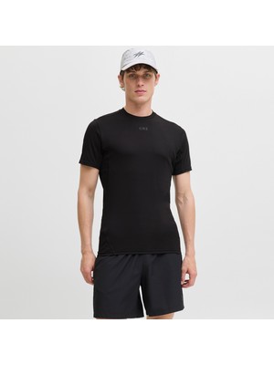 Jack & Jones Erkek Gögüs Baskili Sifir Yaka Tisört - Cnz