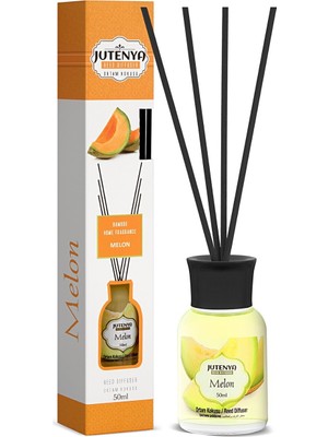 MerciTech Kavun Kokulu Bambu Çubuk Oda Kokusu, Ofis, Banyo, Mutfak 50 ml