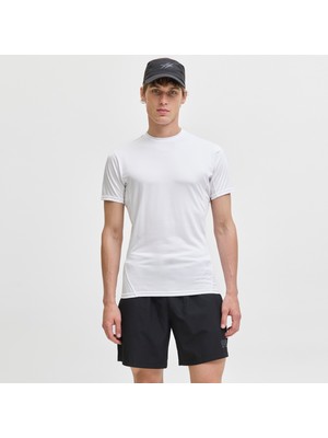 Jack & Jones Erkek Gögüs Baskili Sifir Yaka Tisört - Cnz