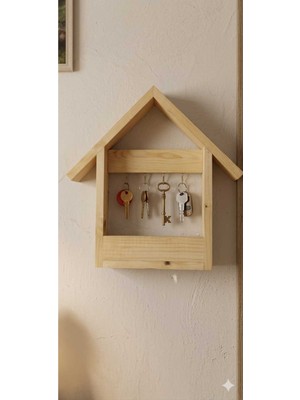 Özgürce El Yapımı Ahşap Anahtarlık, Şık ve Doğal Tasarım, Günlük Kullanım Için Ideal