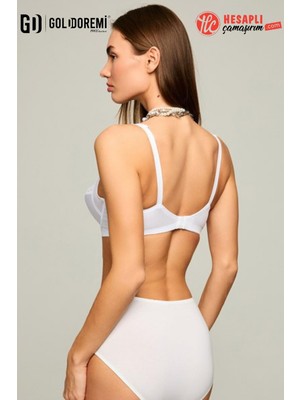 Kom Premium Ayarlanabilir Sabit Askılı Balensiz Telli Kapsız Desteksiz Toparlayıcı Kutulu Sütyen