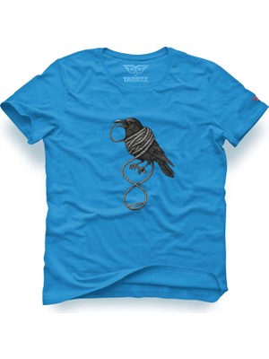 Tarrzzcom Unisex Tasarım Tshirt The Crow Baskılı Tişört