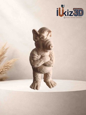 Alf Karakter Figür 10CM Boyasız