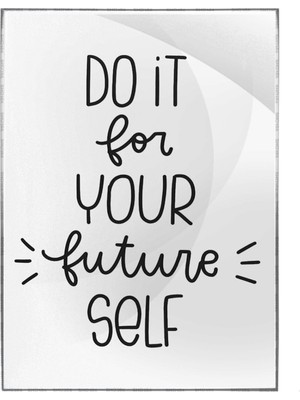 Özgürce Ilham Veren Motivasyon Yazı Tablo Çerçevesi, Pozitif Günler Için Dekor