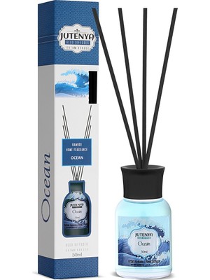 MerciTech Okyanus Kokulu Bambu Çubuk Oda Kokusu, Ofis, Banyo, Mutfak 50 ml