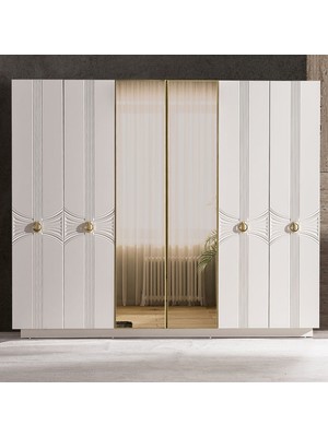 Edsy Home Dora 6 Kapaklı Gardırop