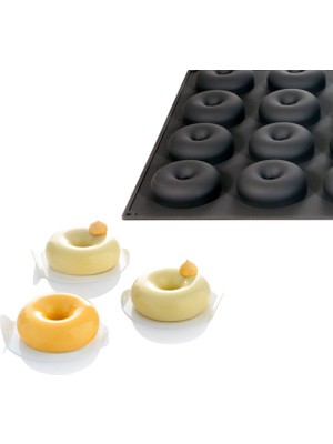 Coşkun Pastacılık Martellato 30SIL01N Donuts Silikon Kalıp