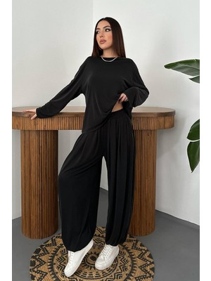 Lokadi Kadın Şalvarlı Modal Alt Üst Takım