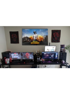 Özgürce Dinamik Pubg 50X70 Kanvas Tablo, Şık ve Modern Dekorasyon Için Ideal