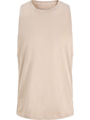 Jack & Jones Erkek Sirt Baskili Kolsuz Tisört - Cnz