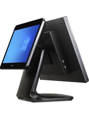 Norino Tıwox TP-7610D 18.5" I7 10.NESİL(10710)128GB Nwme SSD 8gb Ddr4 Ram 1366X768 Dokunmatik Pos Pc +13.2" Müşteri Ekranı
