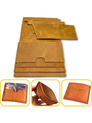 Özgürce Deri Kartlık Için Hazır Kesim Parça, Kendin Yap Hobi El Sanat Seti