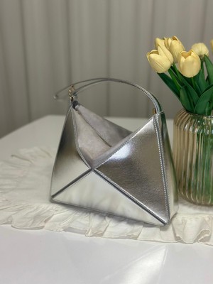 Huma Çanta Mira Geometrik El & Omuz Çantası