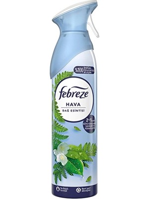 4 Adet Febreze Oda Kokusu Aerosol 185 ml Dağ Esintisi