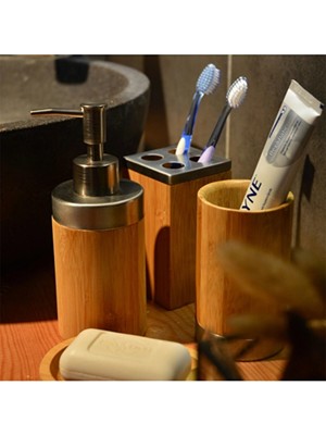 4 Adet Bambum Mystik 4 Parça Banyo Seti