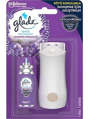 2 Adet Glade Banyo Lavanta 10 ml + Cihaz