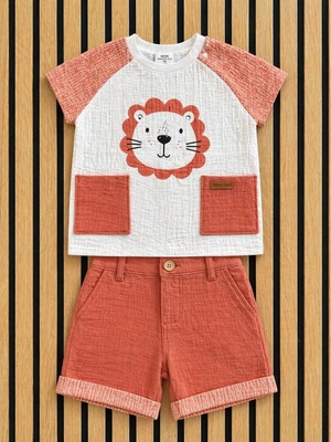 NerKids Erkek Çocuk Aslanlı Takım