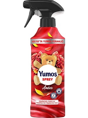 4 Adet   Yumoş Oda Kokusu Sprey 450 ml Amber