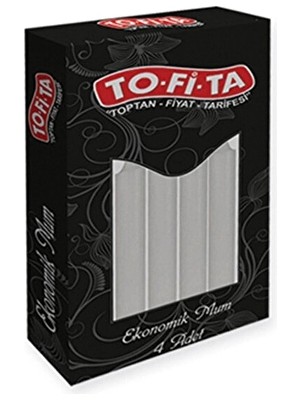 3 Adet To-Fi-Ta Ekonomik Mum 4'lu